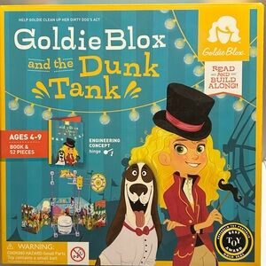GoldieBlox & The Dunk Tank STEM Building Set Complete Open Box